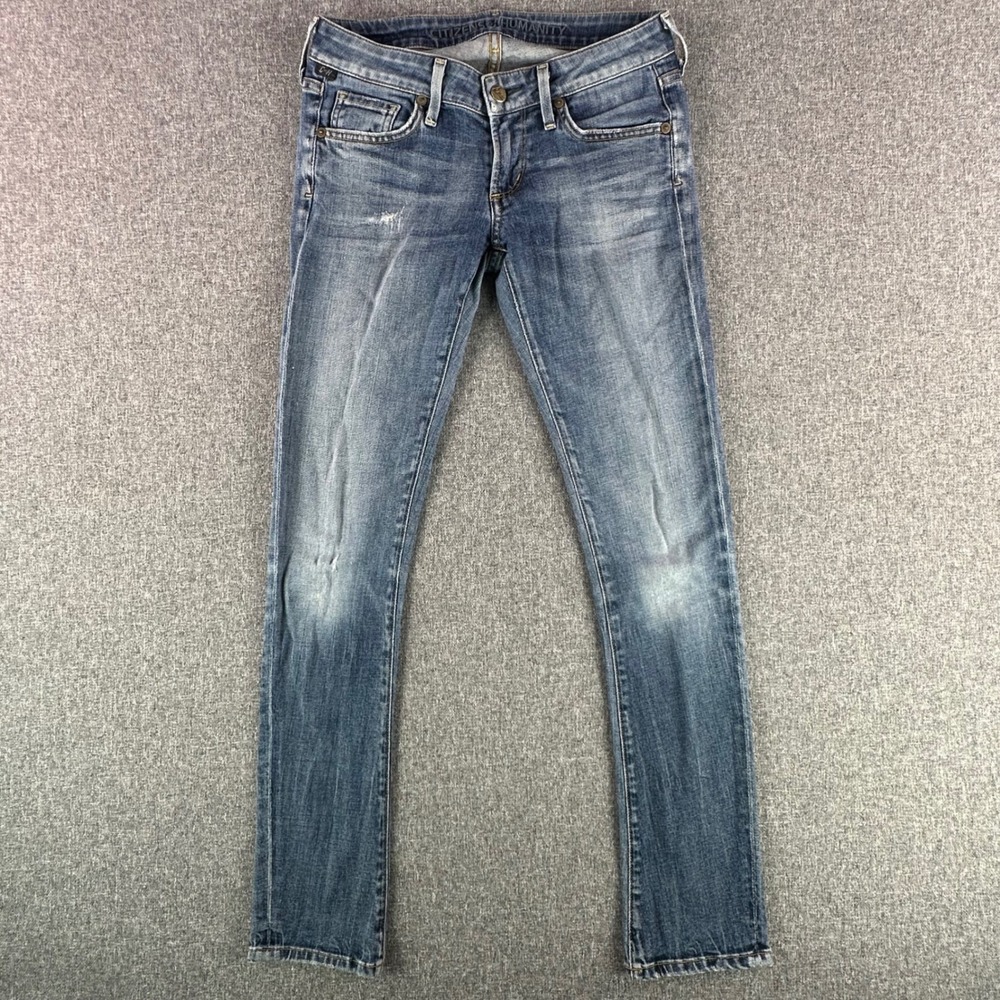 Citizens of Humanity Jeans Womens 25 1443-357 Blue Stretch Straight USA